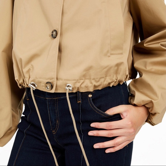 INC Drawstring Bomber Jacket Large - Picture 9 of 10